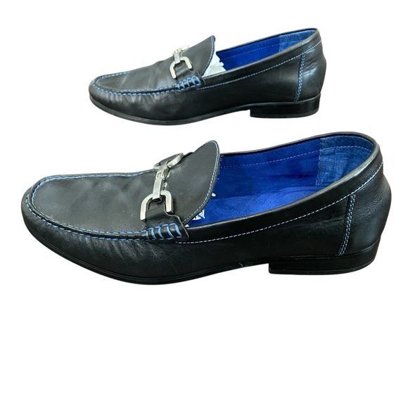 Donald J. Pliner  leather upper rubber sole dress loafers men’s size 10 main image 7